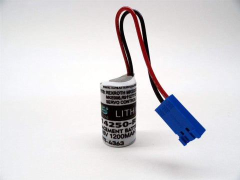 2PC LS14250-RR, 3.6 Volt, 1200 mAh, Rexroth PLC Replacement Battery - Top Battery Solutions