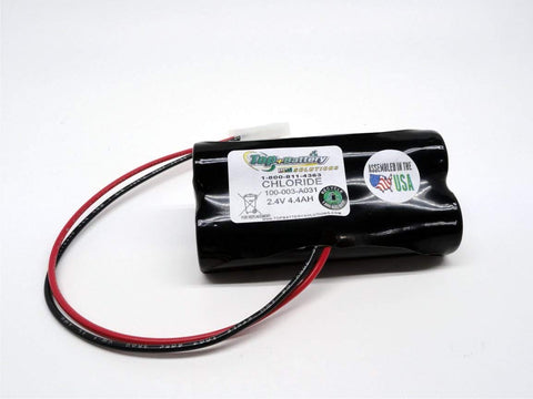 3PC Chloride 100-003-A031 replacement battery - Top Battery Solutions