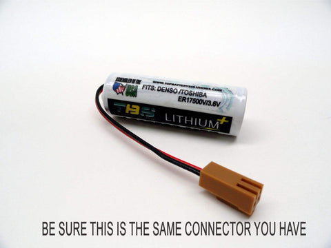 3PC Mitsubishi/DENSO/TOSHIBA LS17500MER, ER17500V/3.6V REPLACEMENT Battery 3.6V Lithium PLC - Top Battery Solutions