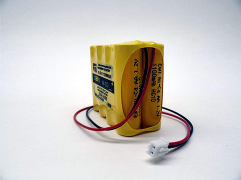 2PC Unitech AA900mAh 9.6V Battery Emergency Light 9.6V 1.1Ah NiCD - Top Battery Solutions