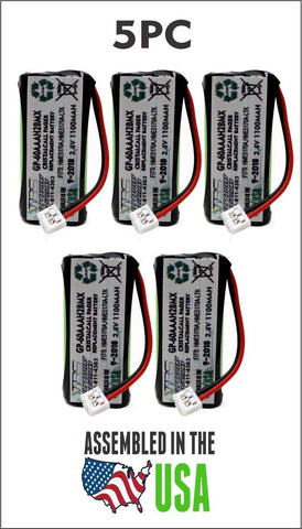 5PC Pager Replacement Battery Crystalcall HME5170A, Crystalcall HME5170A-LTK, Ntn Communications LT2001 - Top Battery Solutions