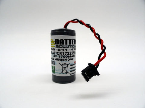 3pc Mitsubishi replacement battery Q6BAT,CR17335SE-MC Battery 3.0V Lithium PLC - Top Battery Solutions