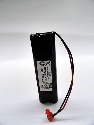 3PC Sure-Lites 26-161 Emergency Light Battery 4.8V 1.1Ah SL026-161 - Top Battery Solutions