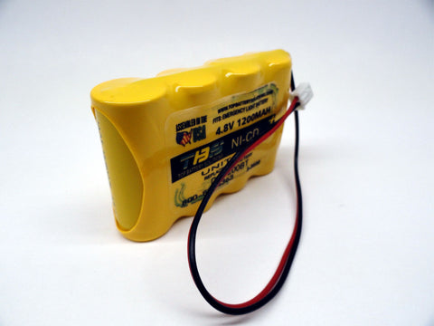 UNITECH  D-A1200BT, SL026-139 Emergency Light Battery 4.8V 1.2Ah - Top Battery Solutions